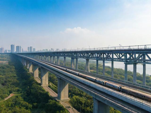 我国第一座现代化公路铁路两用桥,中国第一座铁路公路两用桥梁