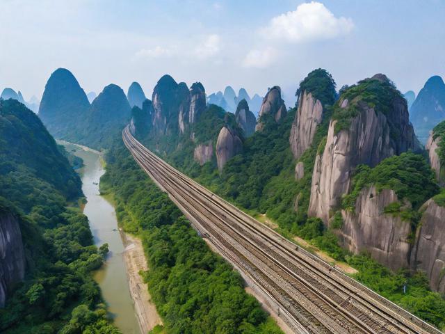 沪昆铁路线路图,沪昆铁路线路图及景区